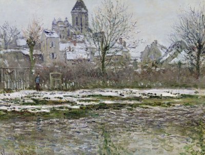 The Church at Vetheuil under Snow by Claude Monet